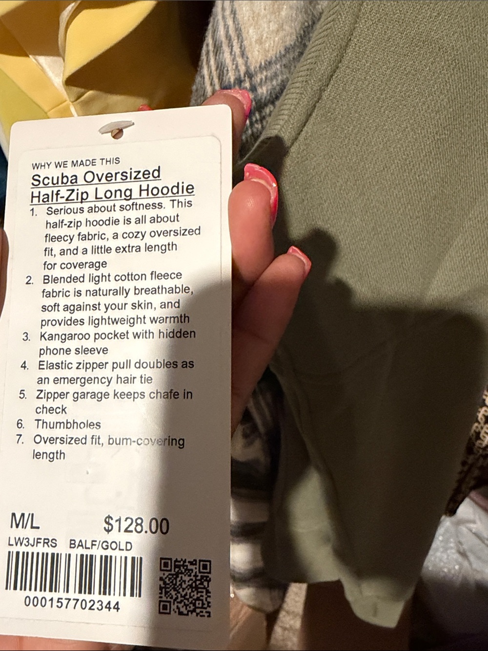 lululemon athletica Scuba Oversized Half-Zip Hoodie - Picture 7 of 8